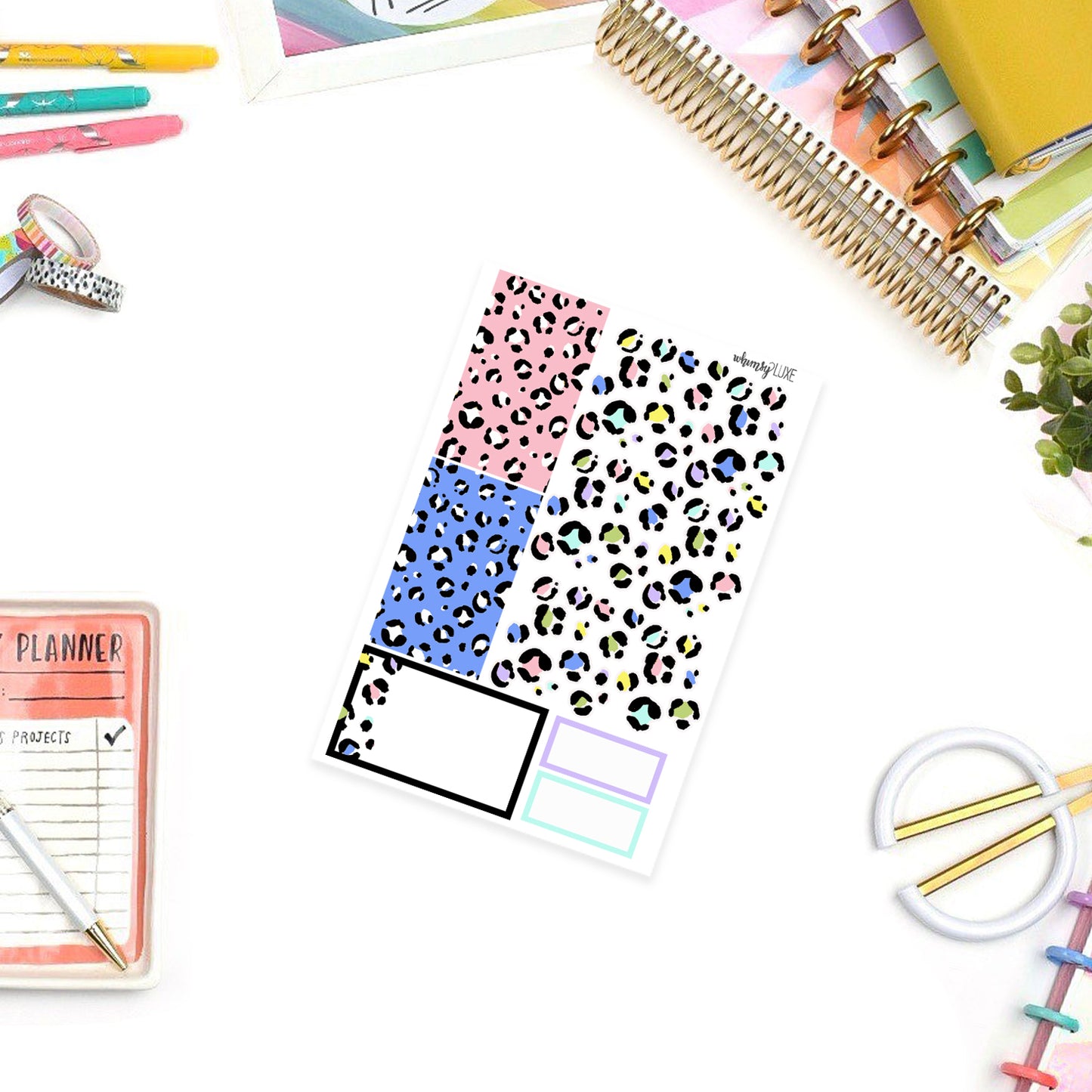 Leopard Spots Pastel - Planner Stickers