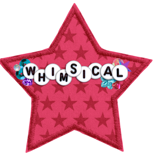 Whimsical Star die cut Sticker