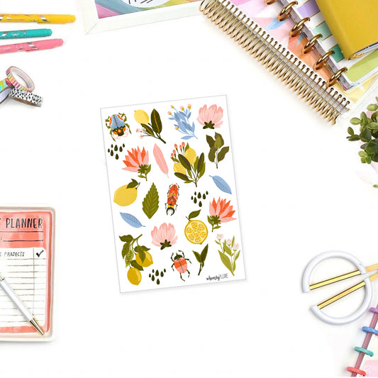 Citrus Beetles Sticker Sheet