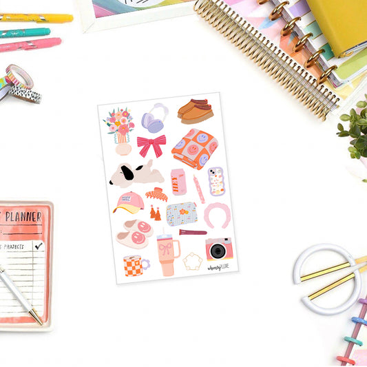 I’m Just a Girl Sticker Sheet