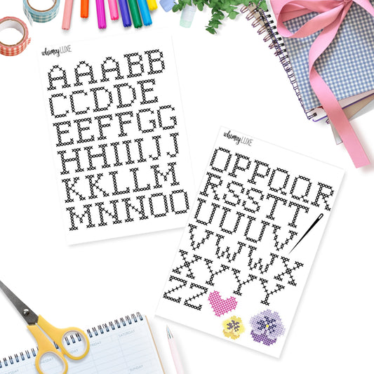 Cross Stitch Letters