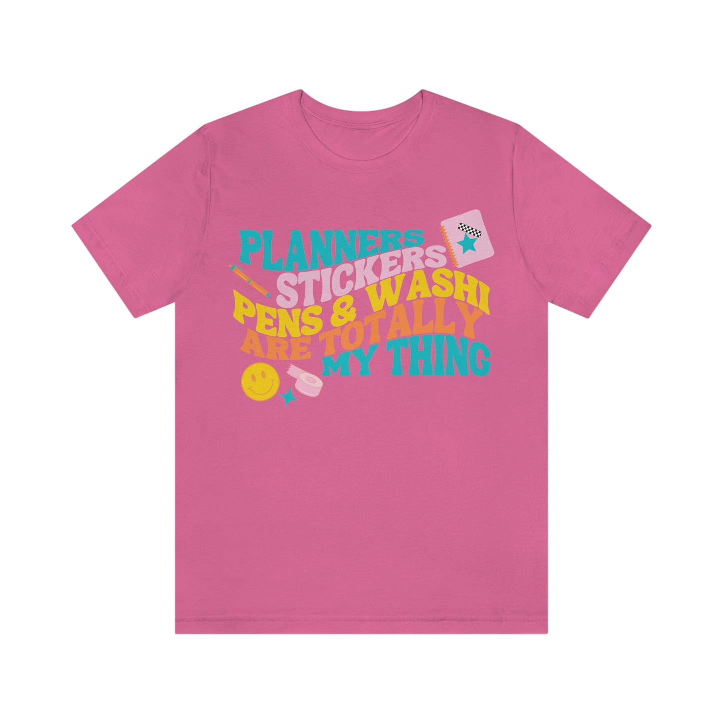 Planner Things Colorful Tee