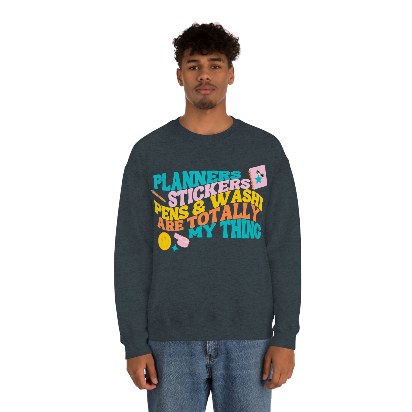 Planner Things Colorful Sweatshirt