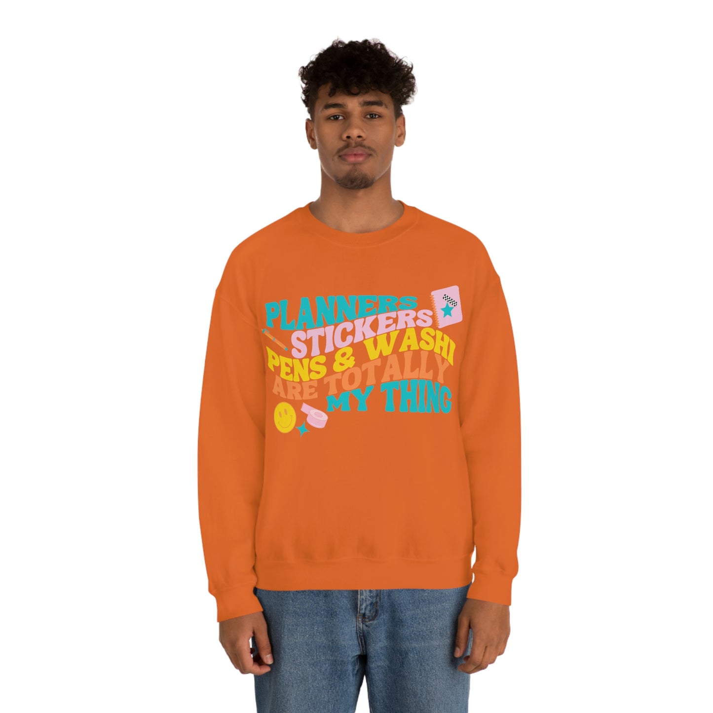 Planner Things Colorful Sweatshirt