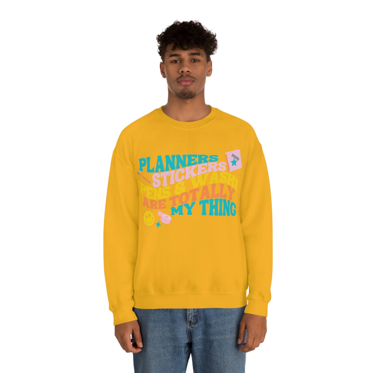 Planner Things Colorful Sweatshirt