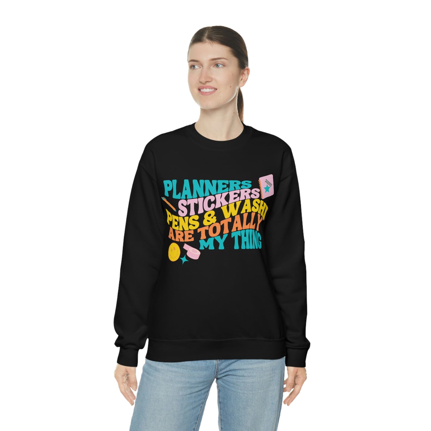 Planner Things Colorful Sweatshirt