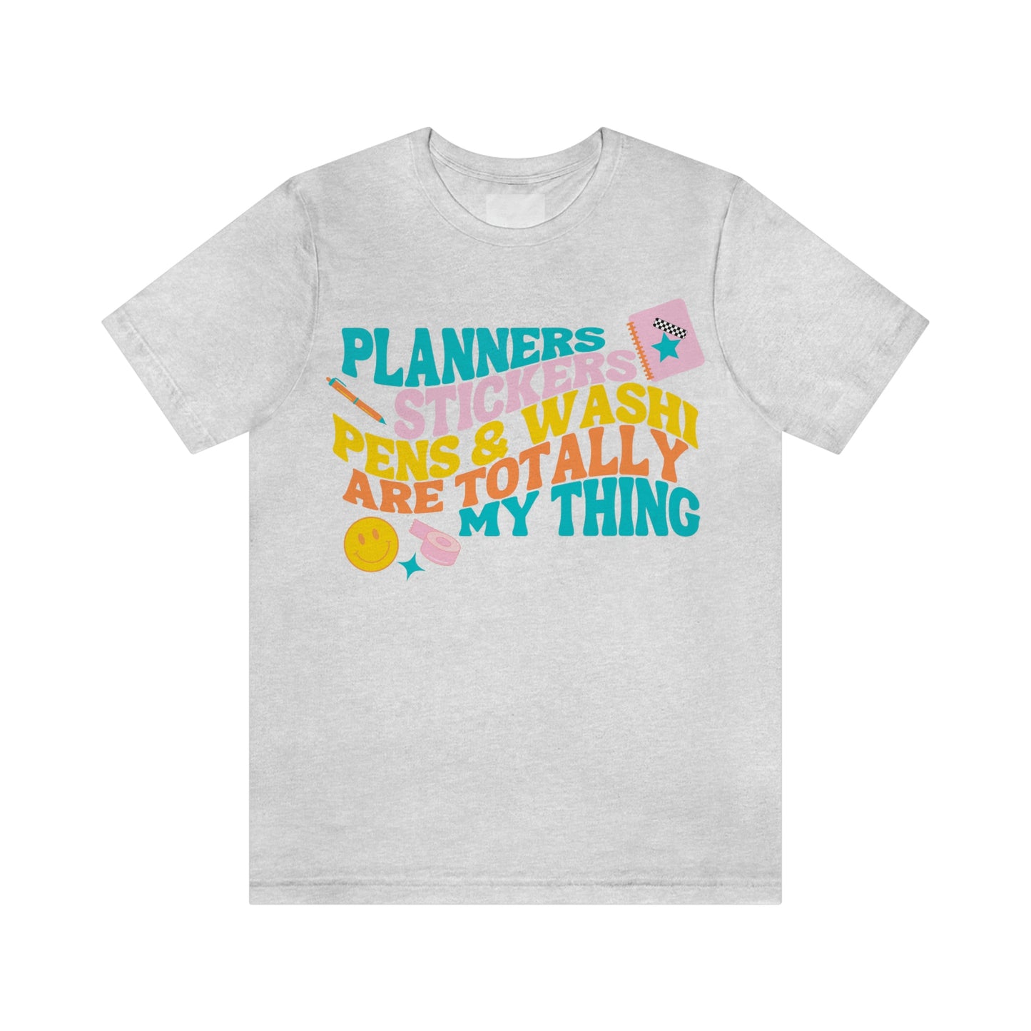 Planner Things Colorful Tee