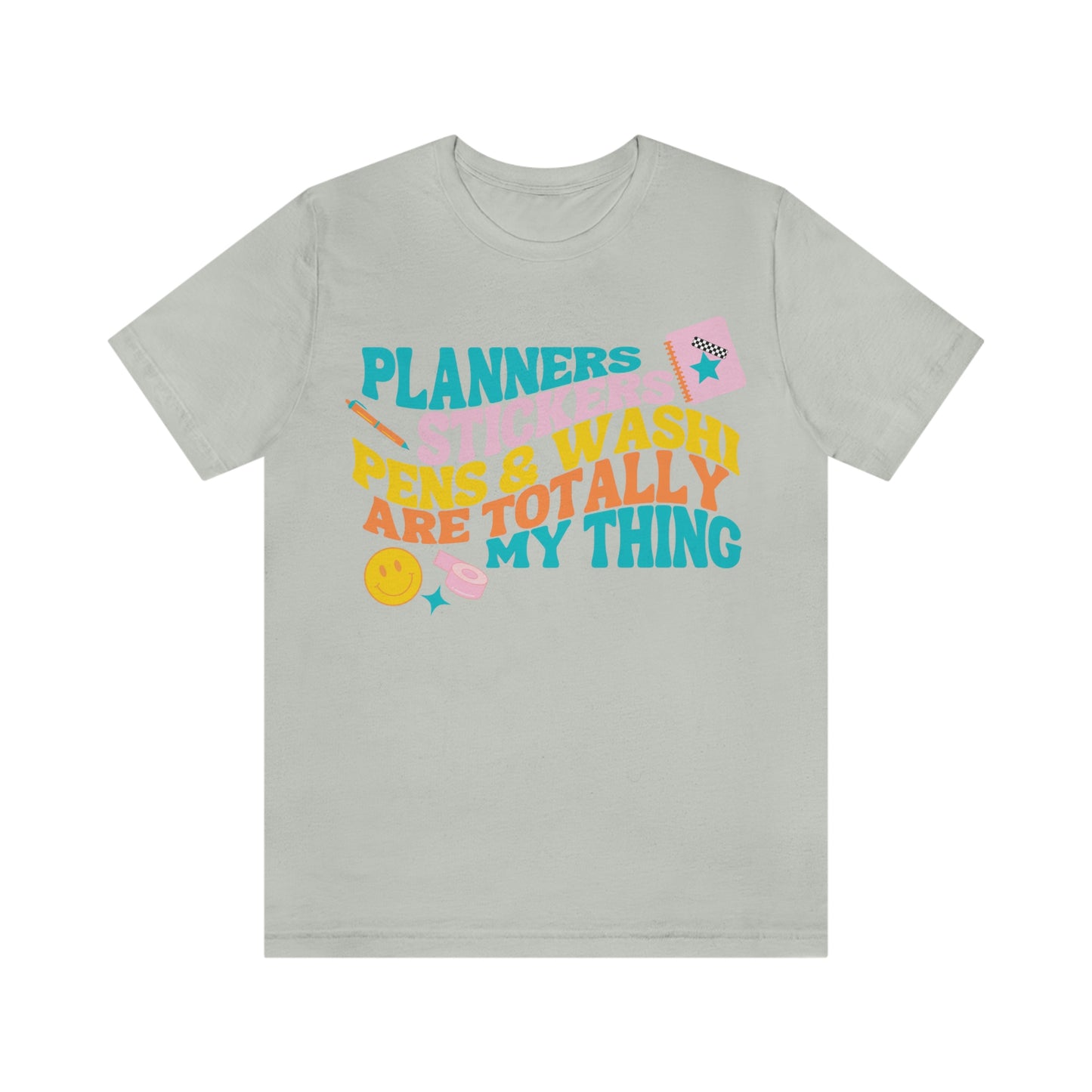 Planner Things Colorful Tee