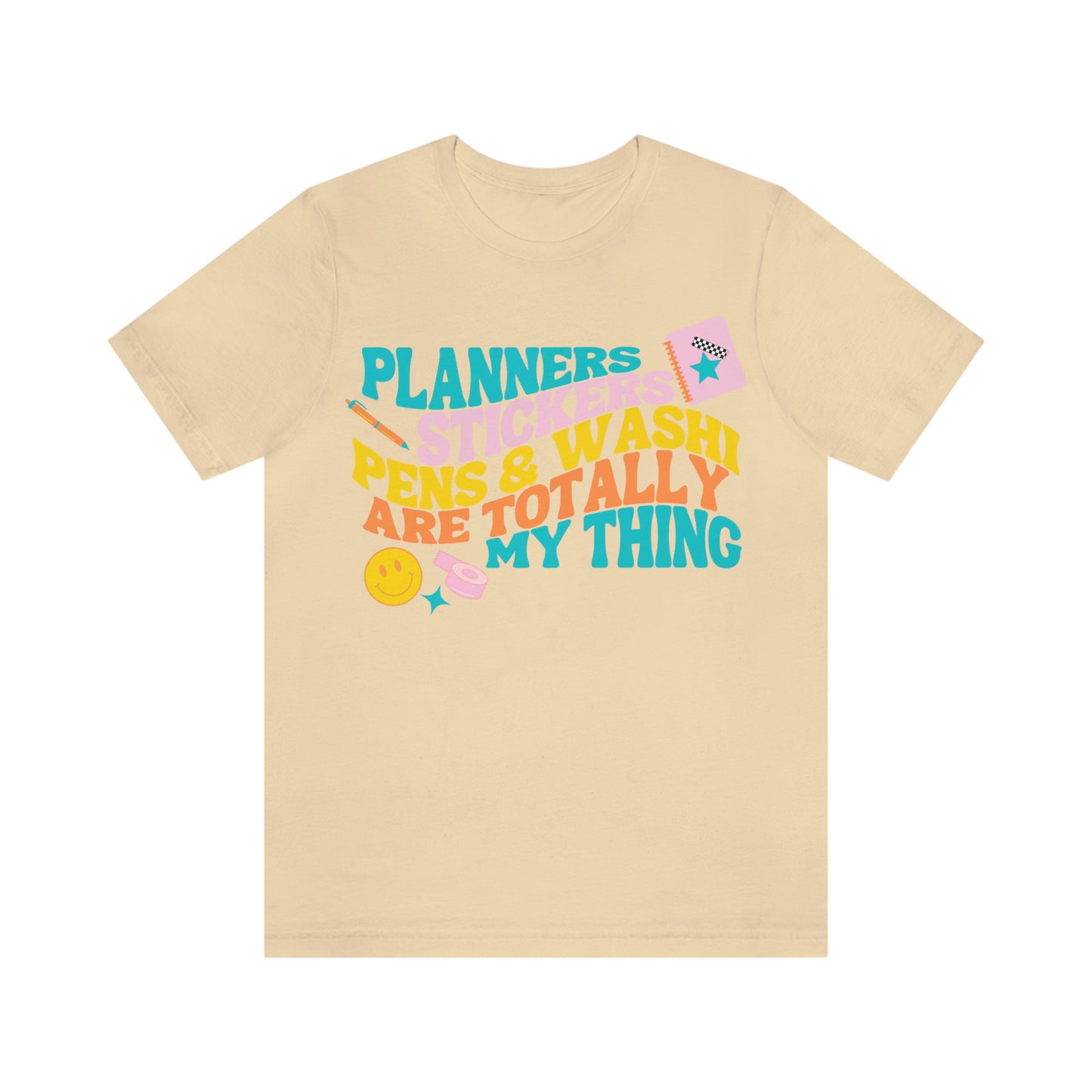 Planner Things Colorful Tee