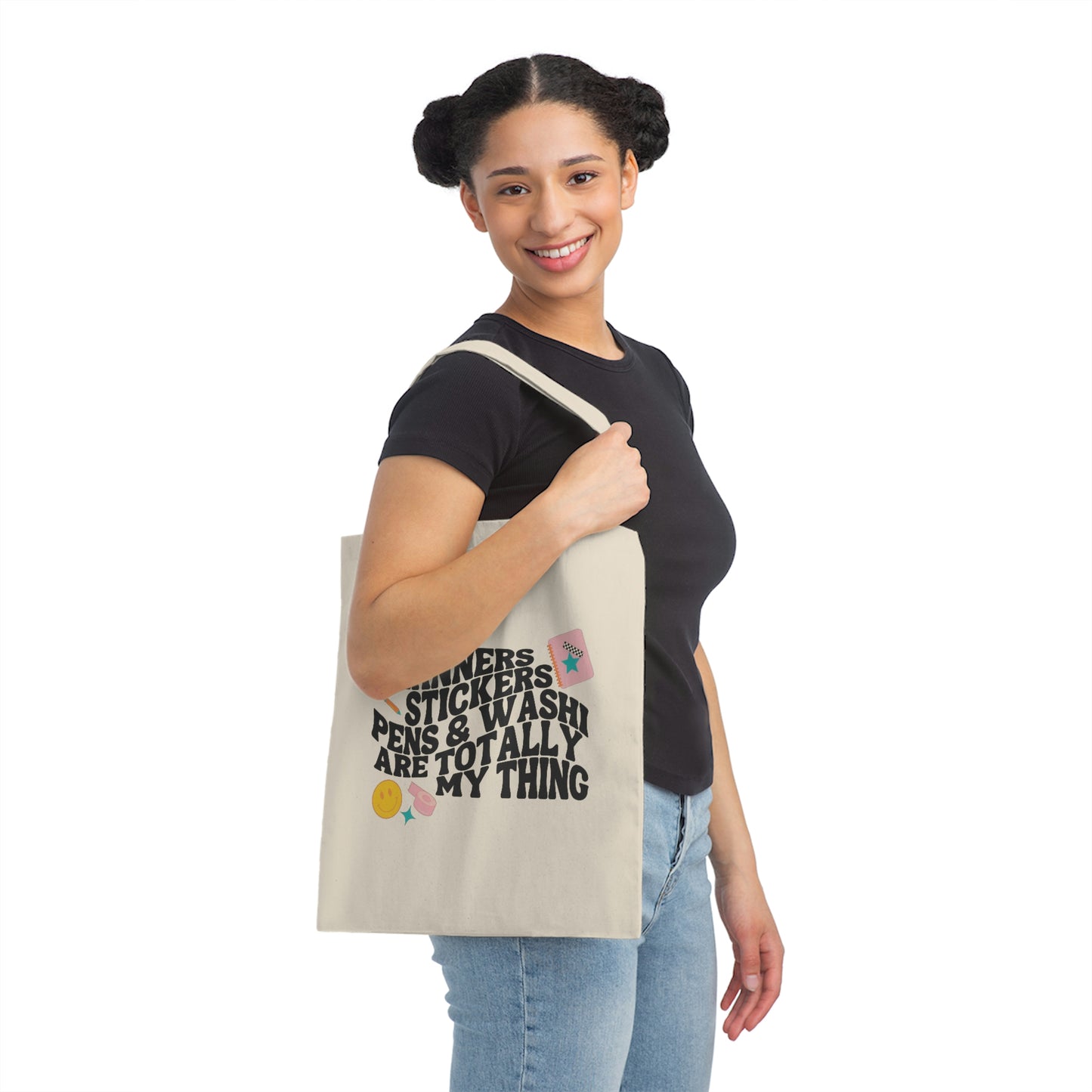 Planner Things Canvas Tote Bag