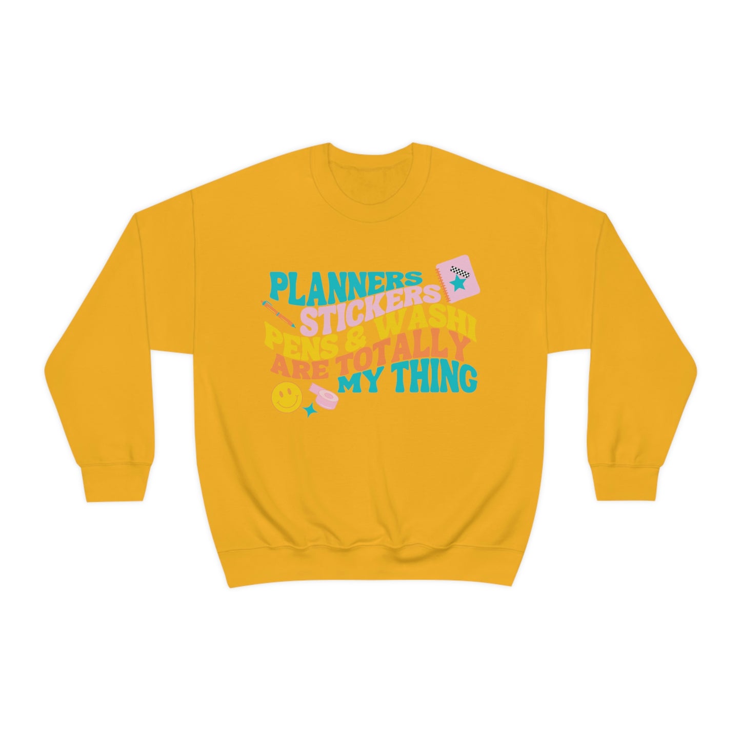 Planner Things Colorful Sweatshirt