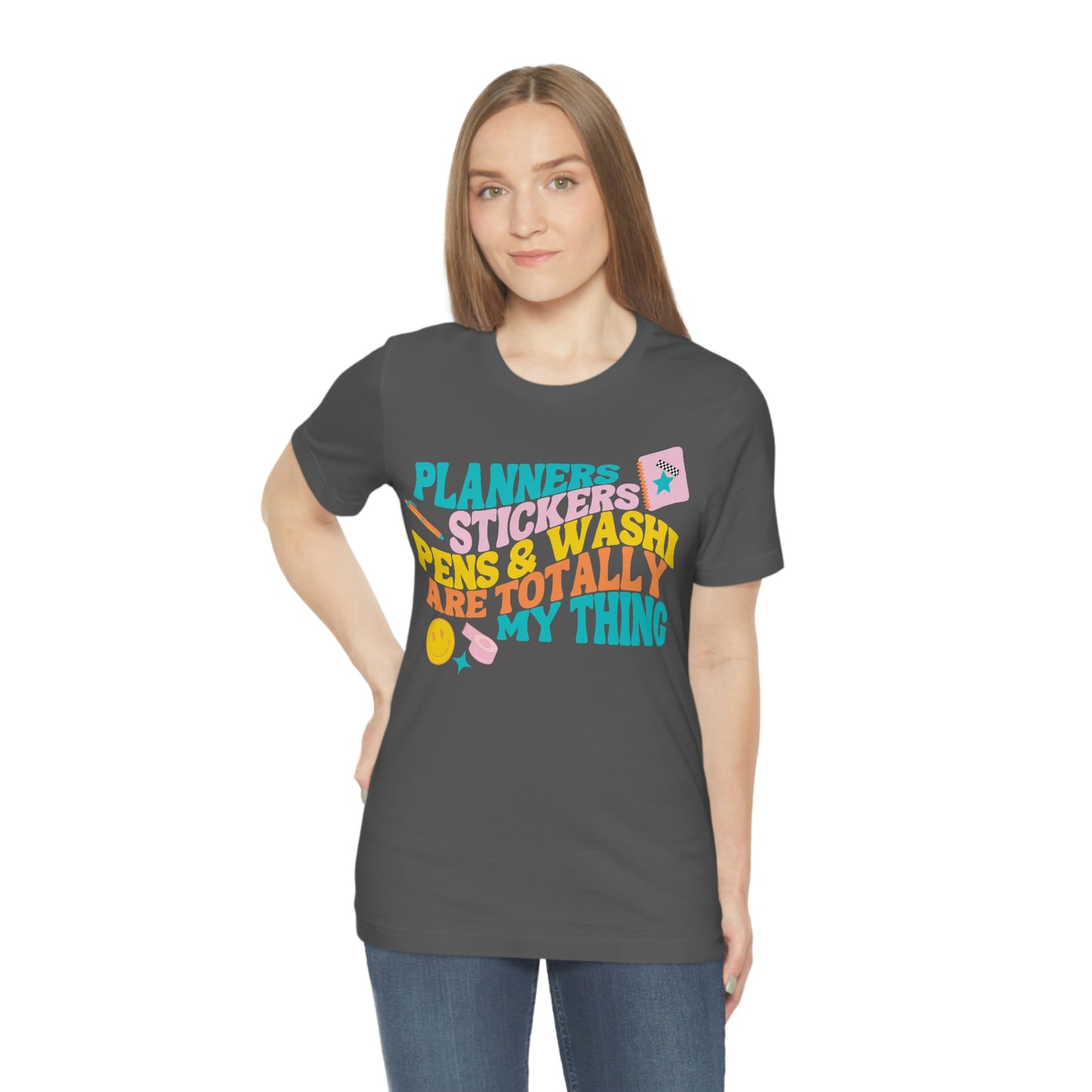 Planner Things Colorful Tee