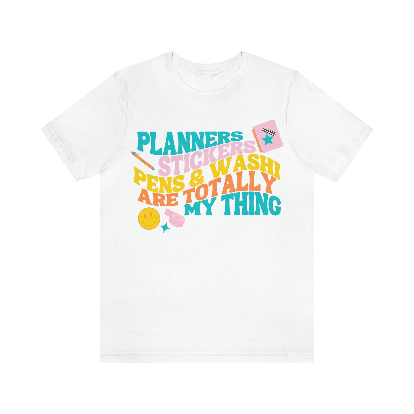 Planner Things Colorful Tee