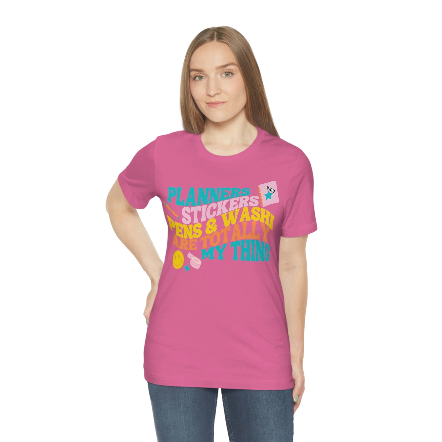 Planner Things Colorful Tee