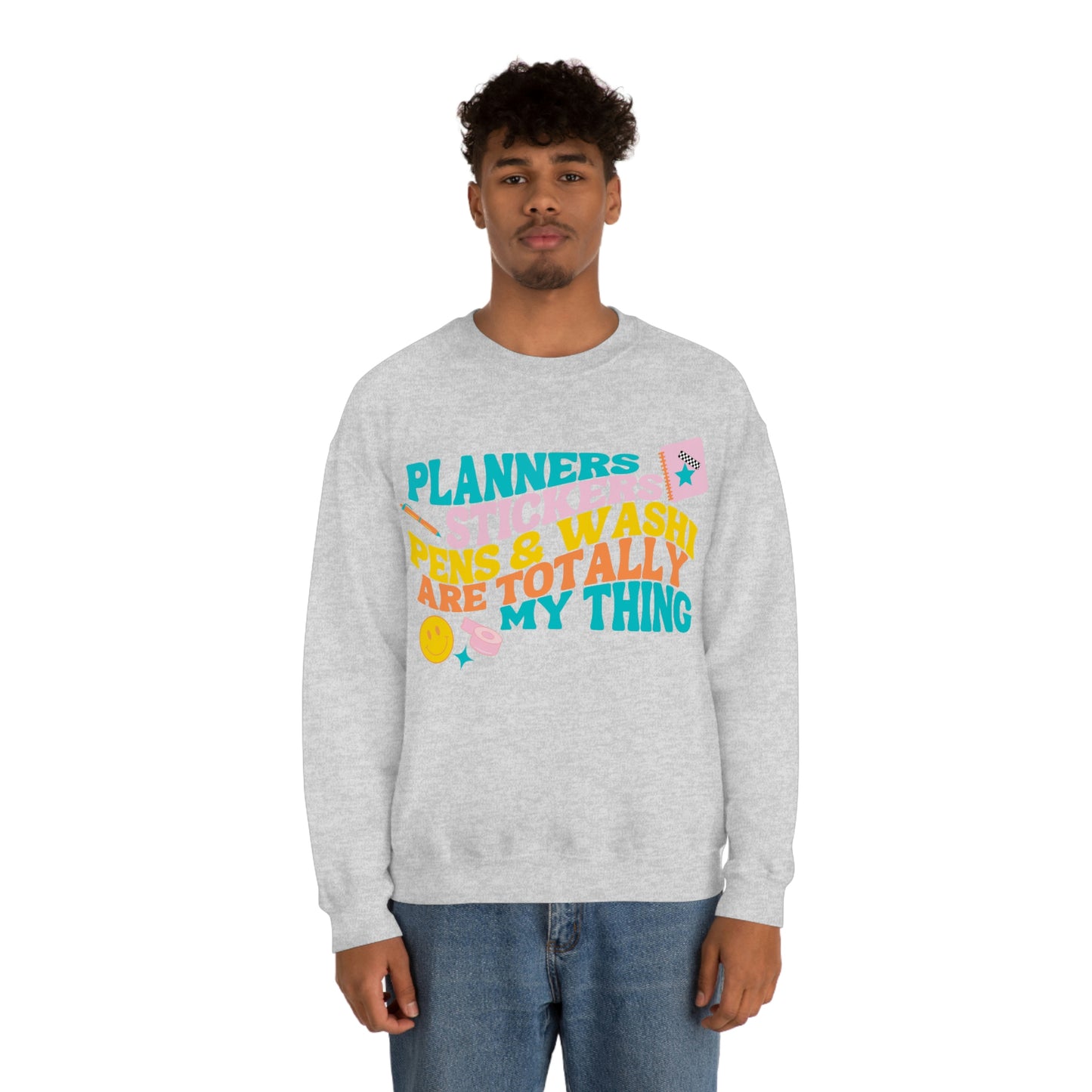 Planner Things Colorful Sweatshirt