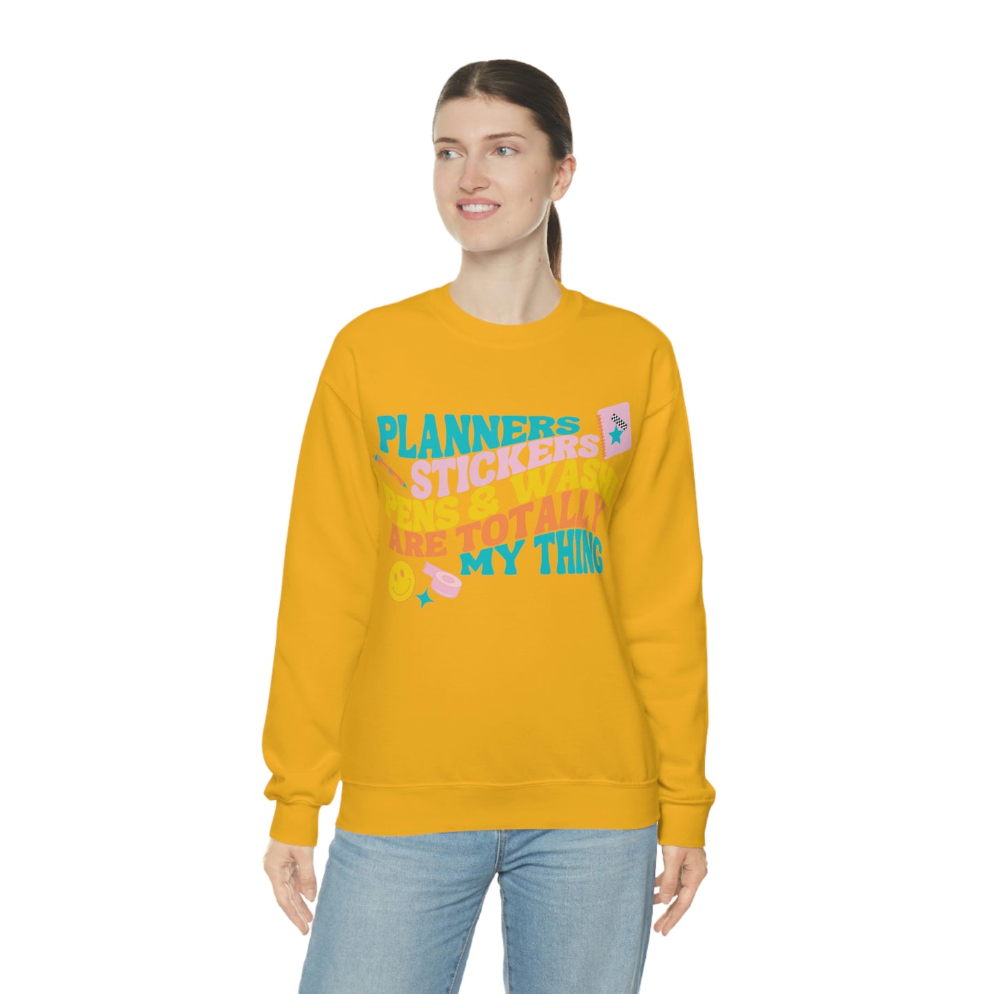 Planner Things Colorful Sweatshirt