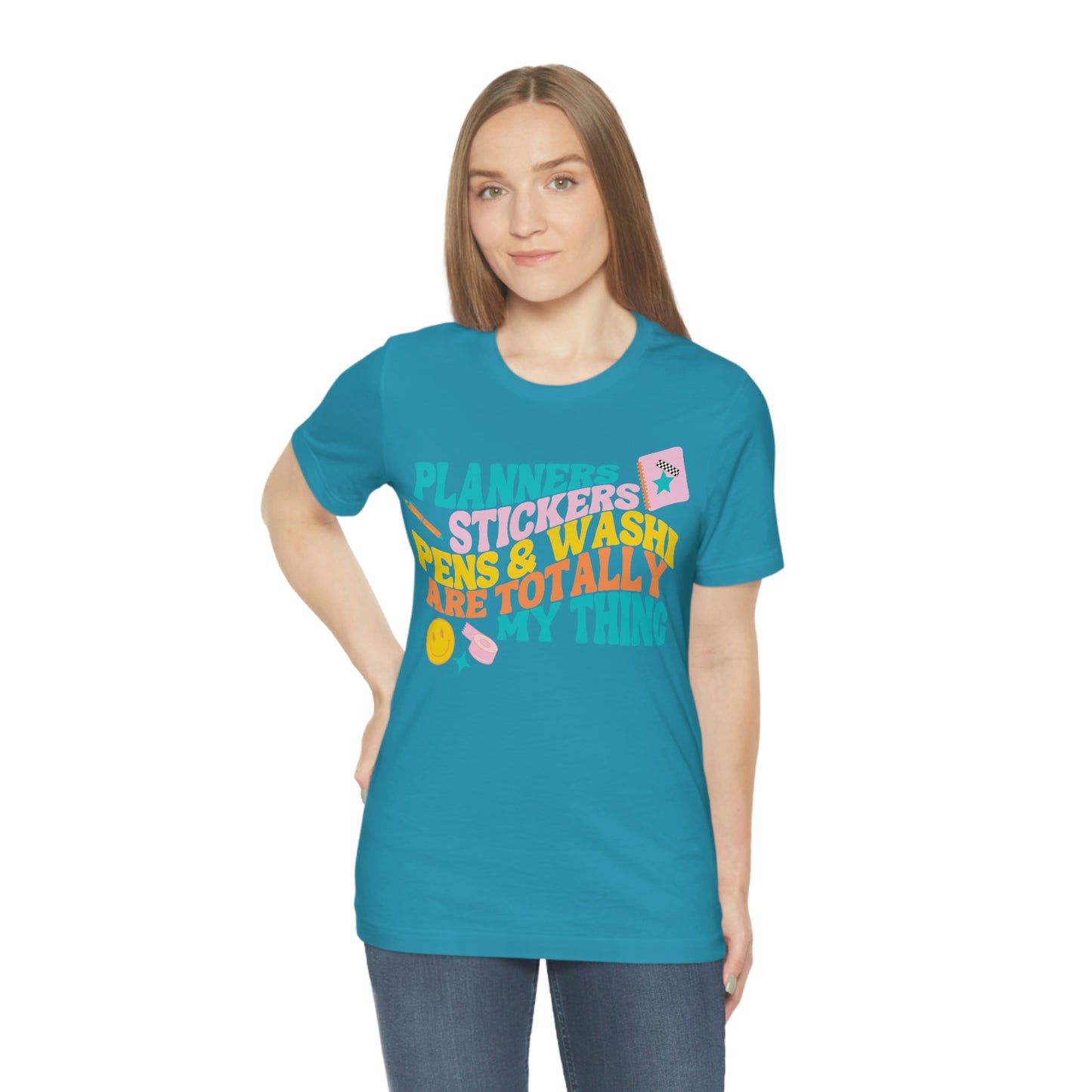 Planner Things Colorful Tee