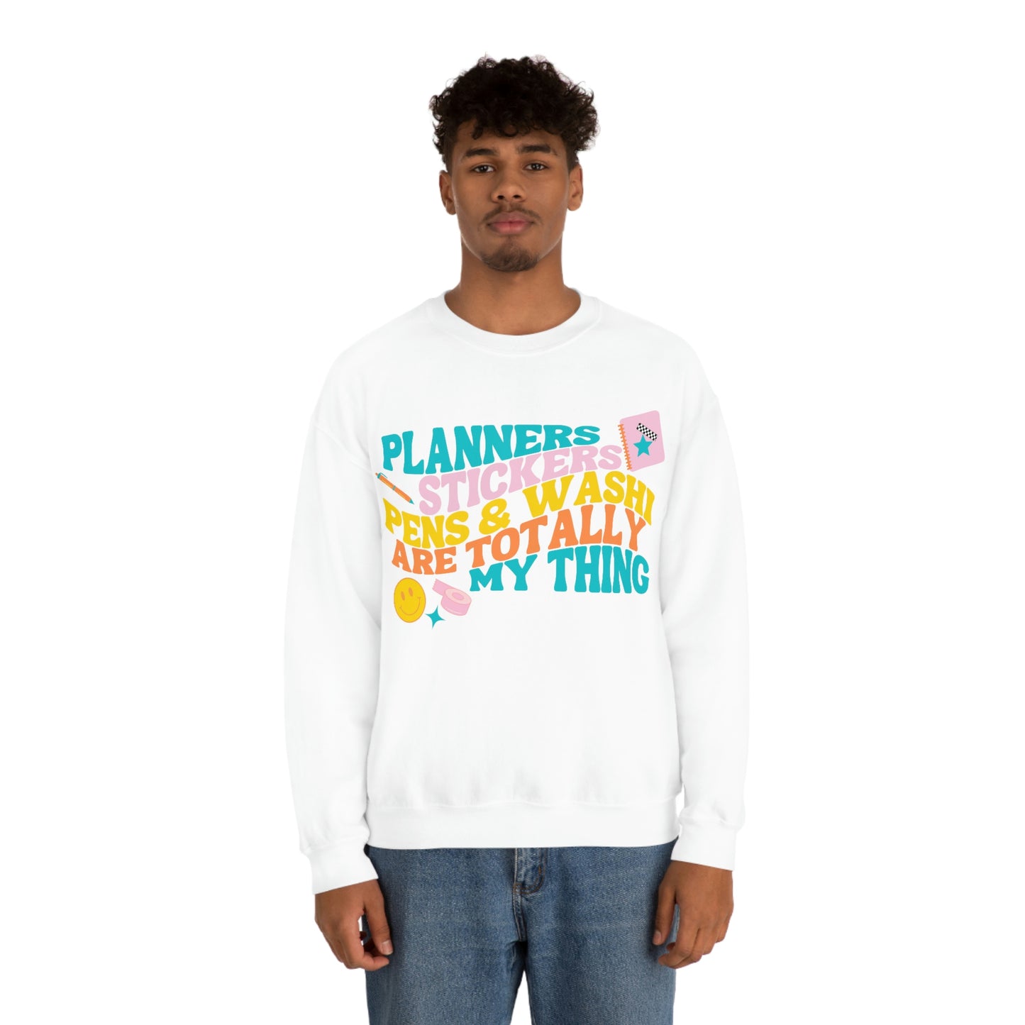 Planner Things Colorful Sweatshirt