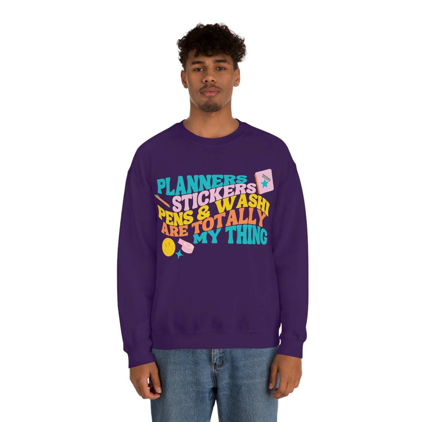 Planner Things Colorful Sweatshirt