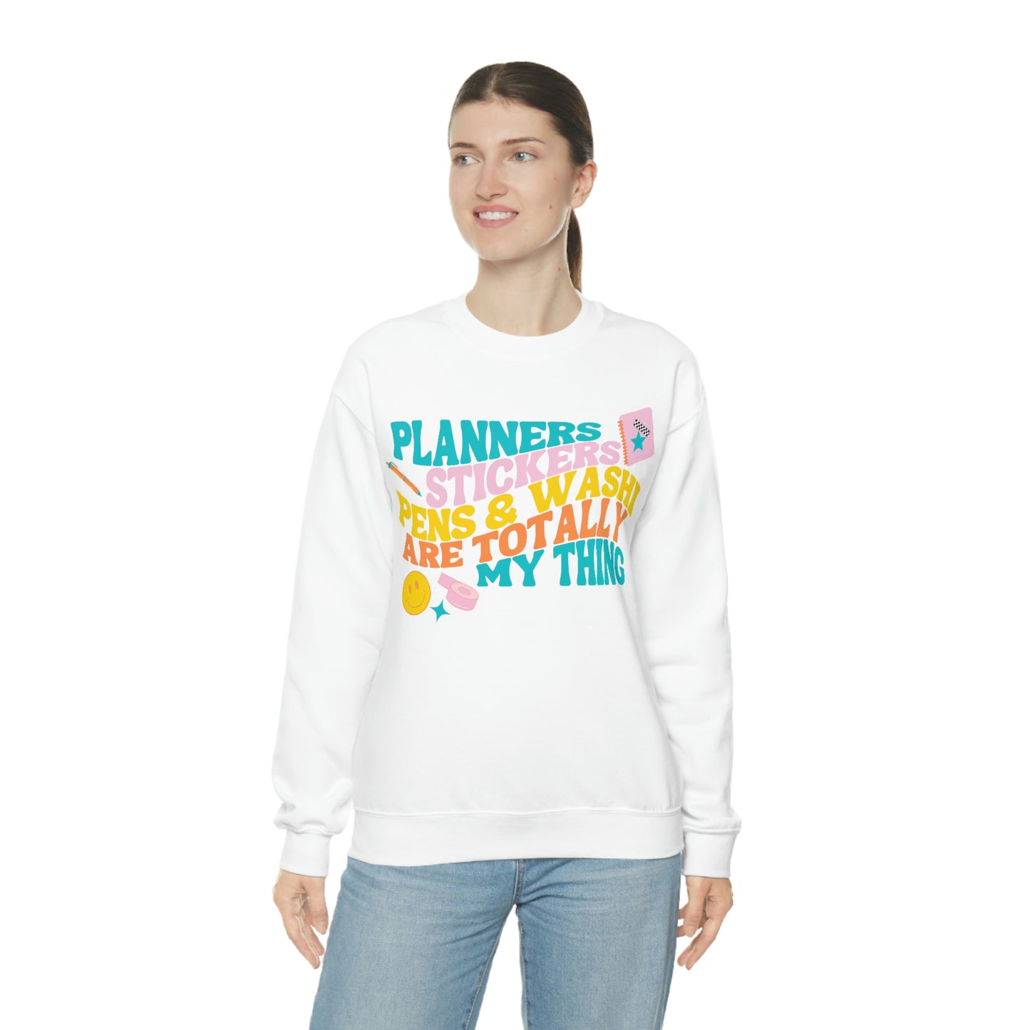 Planner Things Colorful Sweatshirt