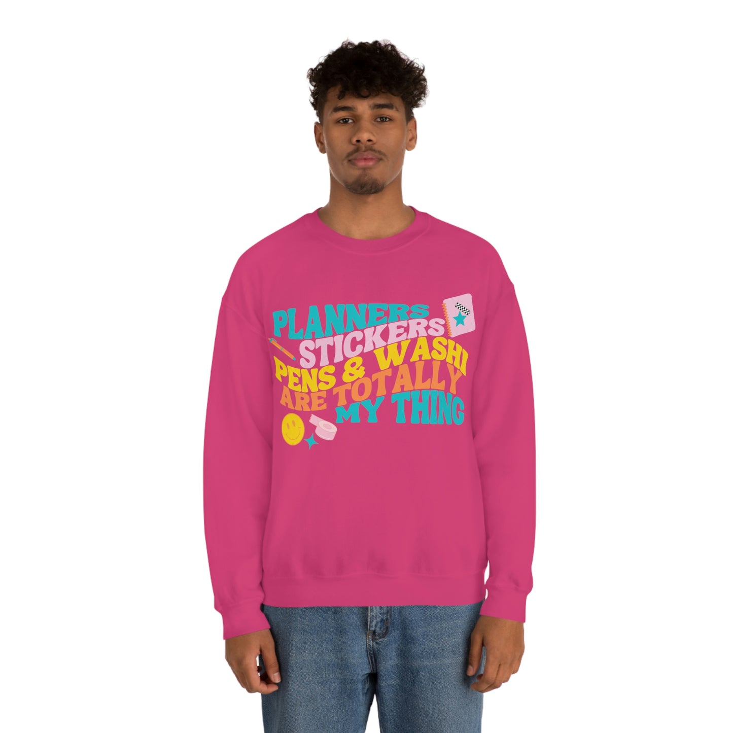 Planner Things Colorful Sweatshirt