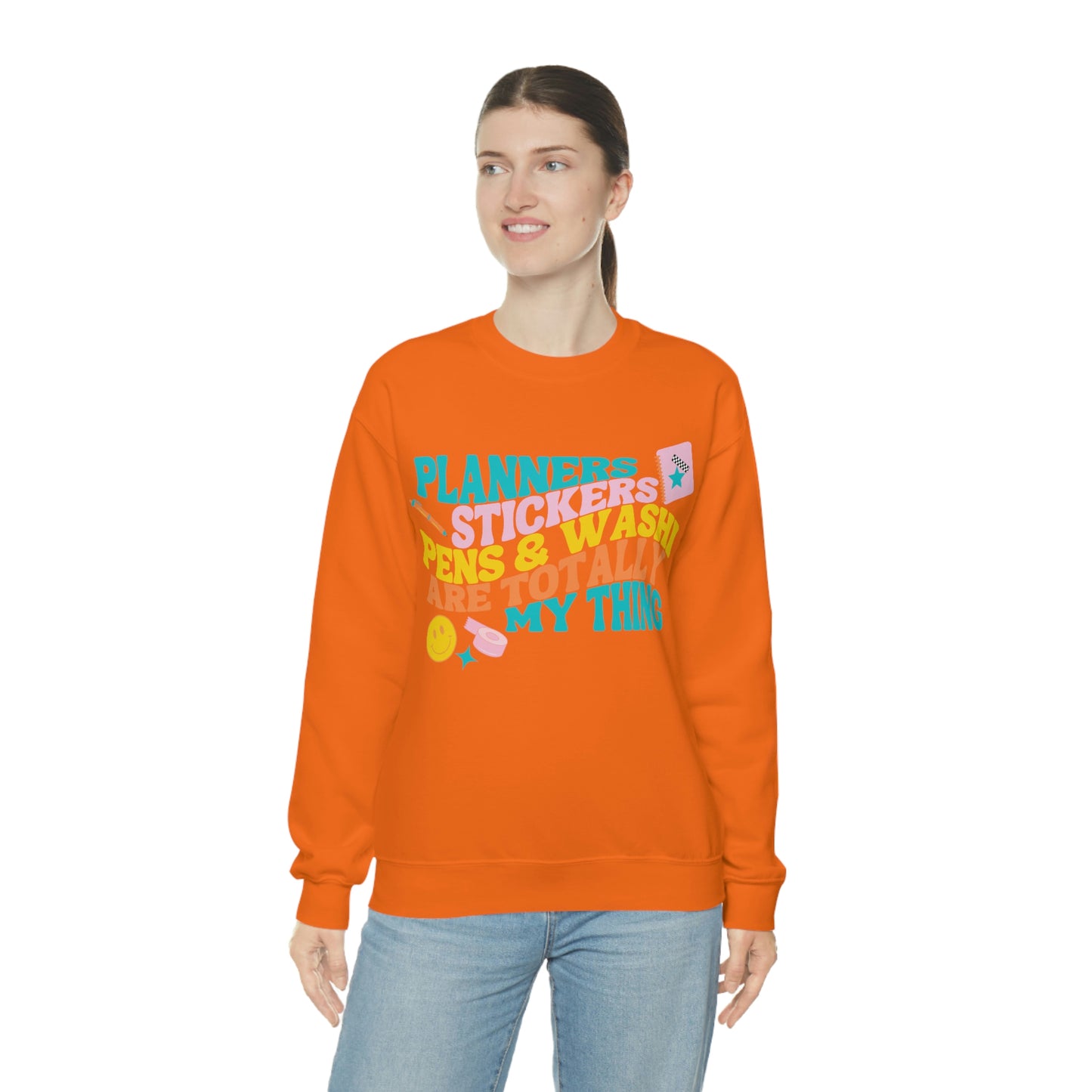 Planner Things Colorful Sweatshirt