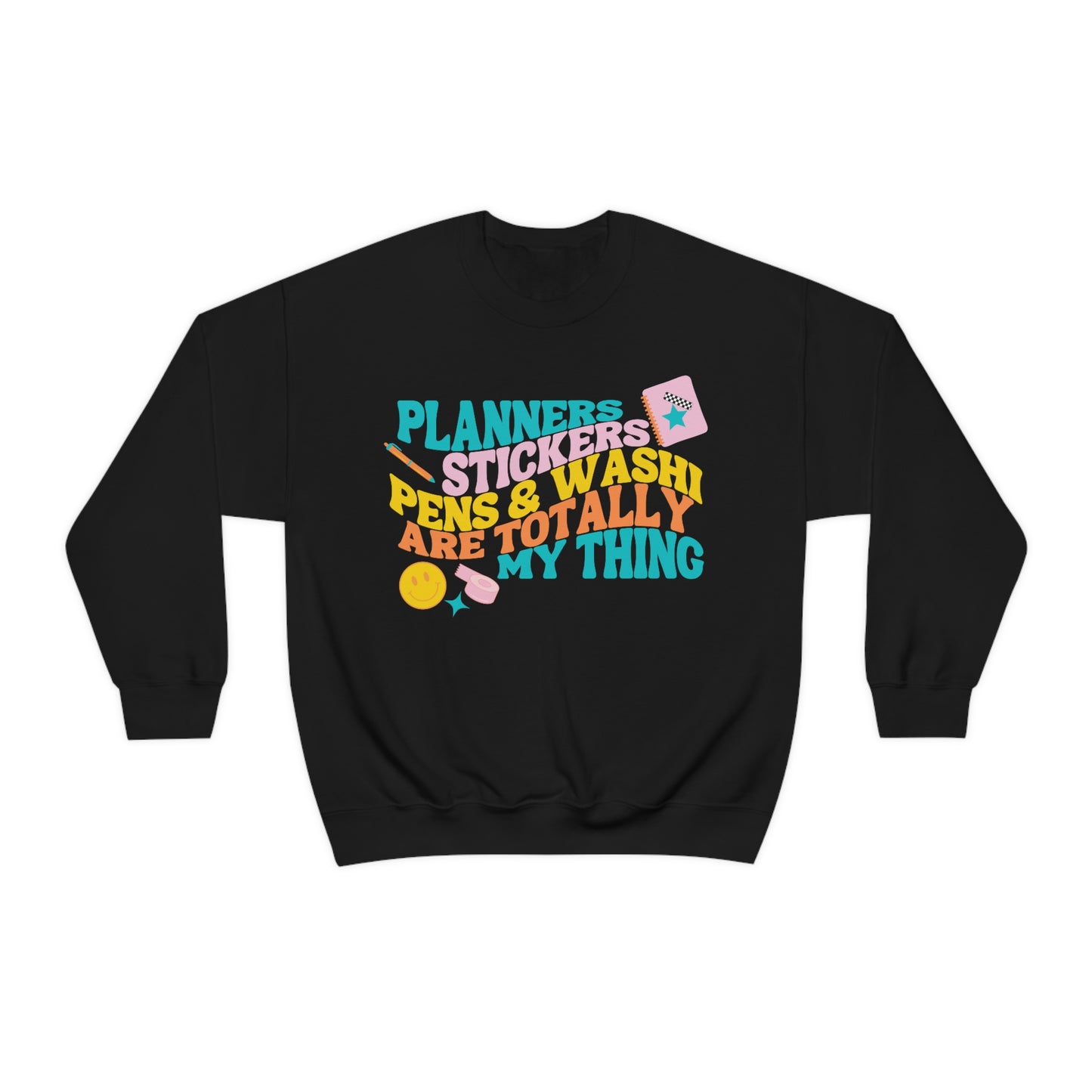 Planner Things Colorful Sweatshirt