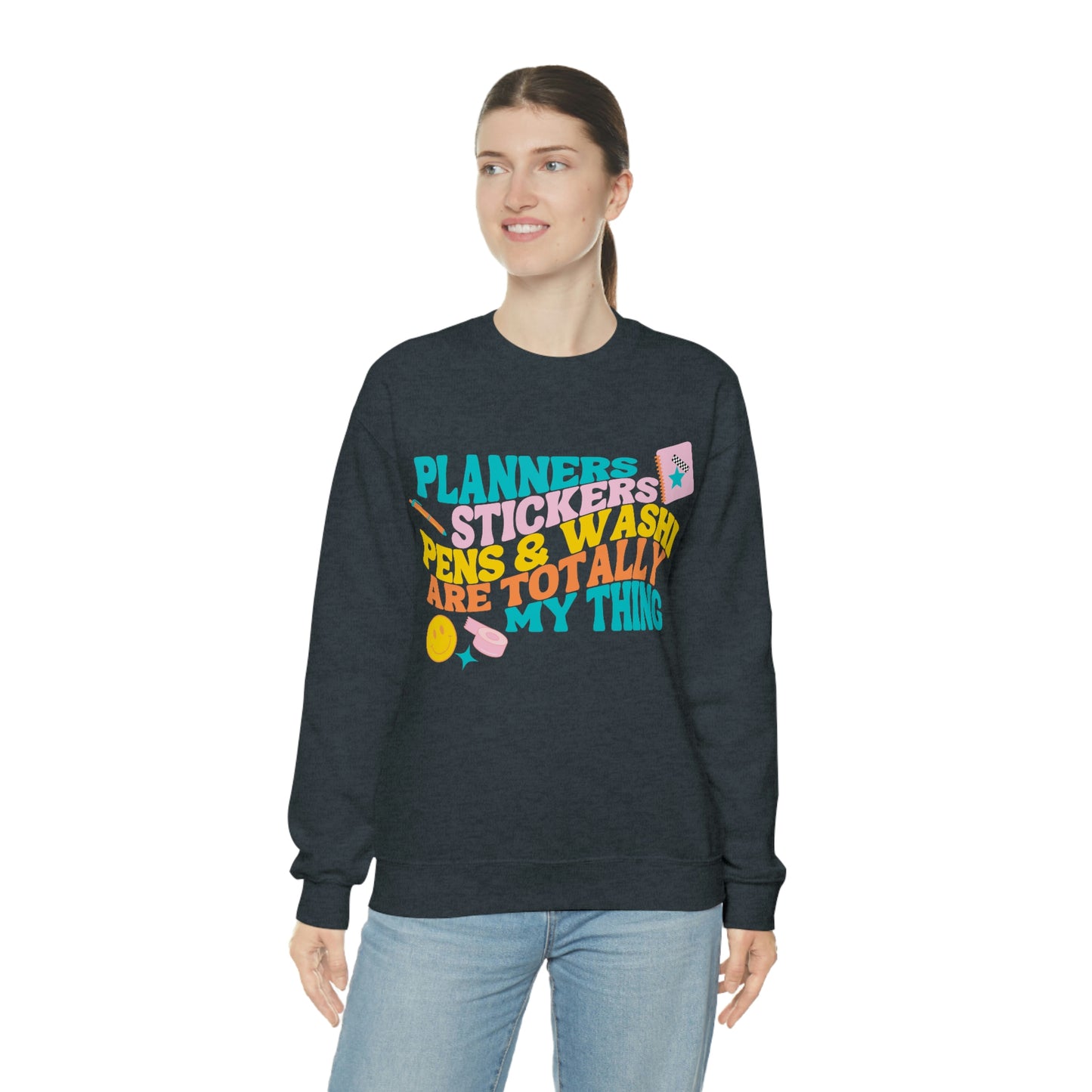 Planner Things Colorful Sweatshirt