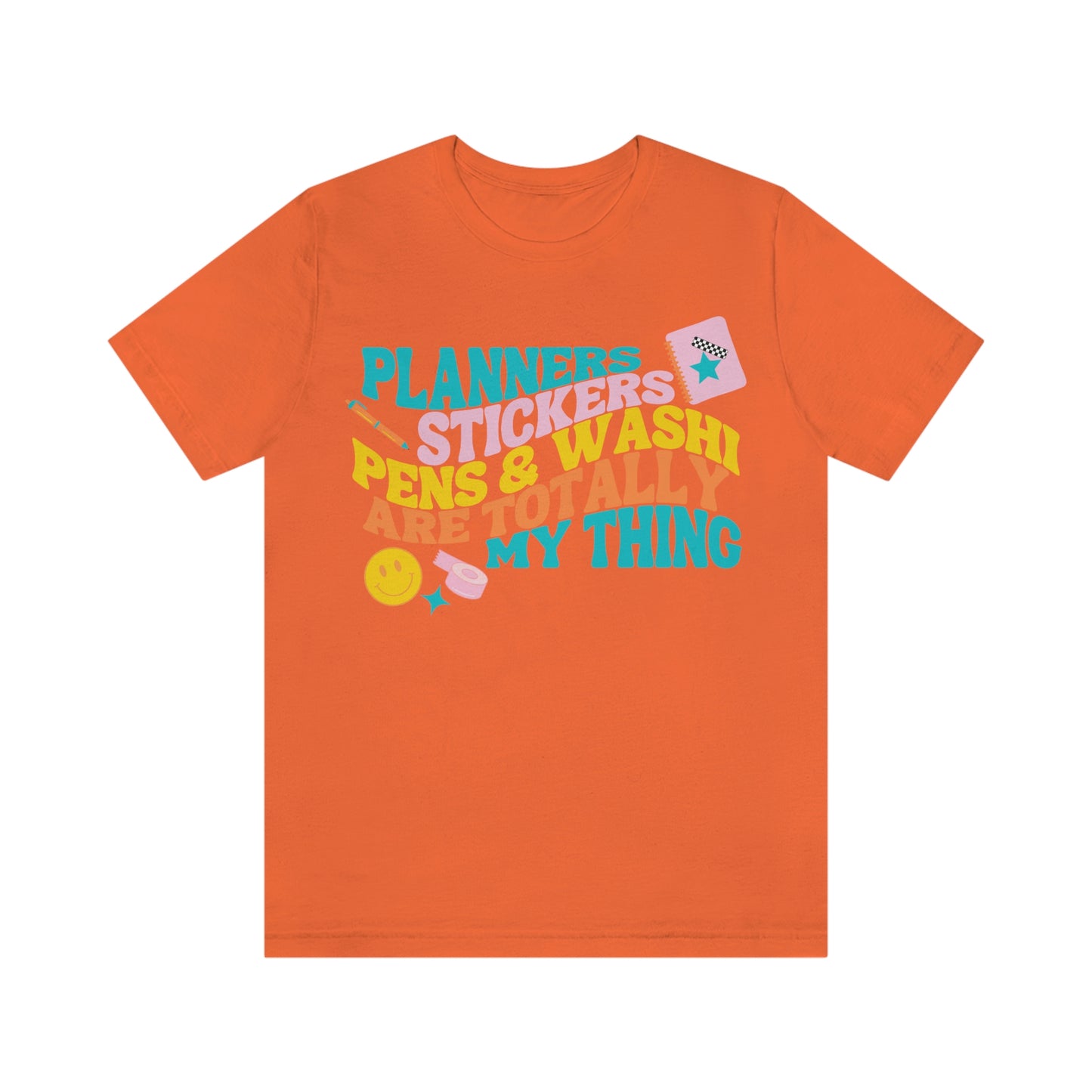 Planner Things Colorful Tee