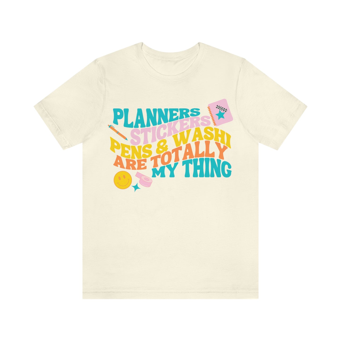 Planner Things Colorful Tee