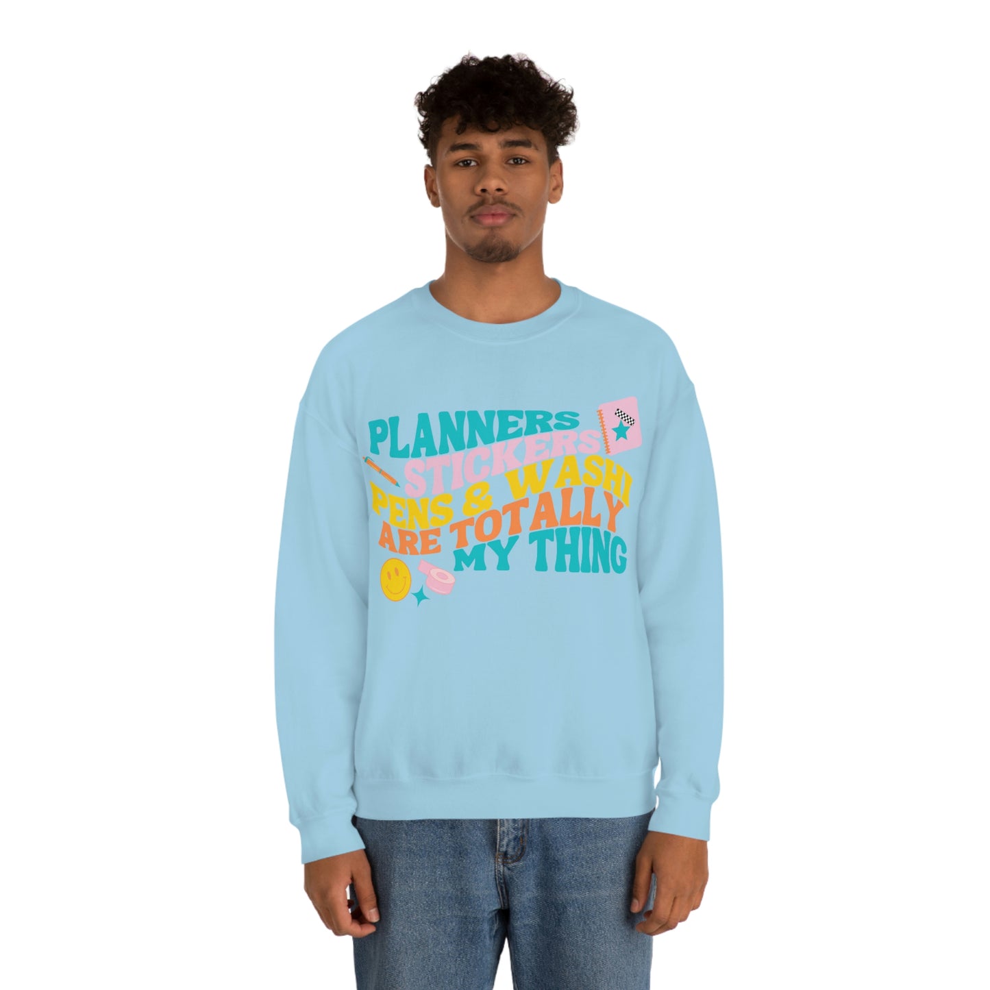 Planner Things Colorful Sweatshirt