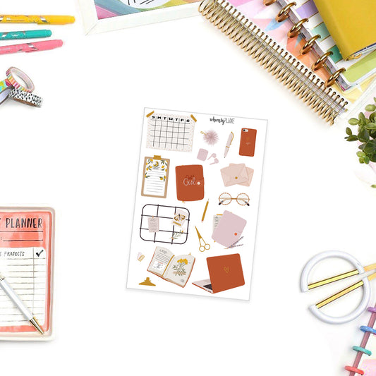 Planner Girl- Office Work Planner Stickers